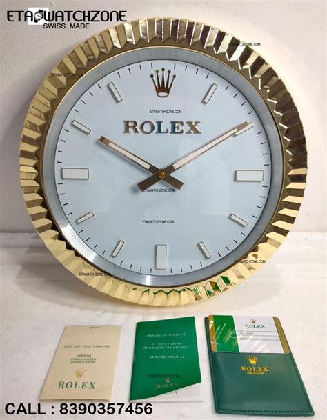 official rolex wall clock.